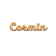  Decor nume Cosmin debitat laser
